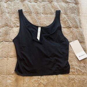 Lululemon Athletica Black Crop Tank